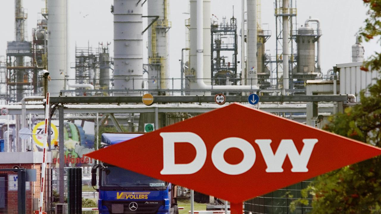 Американская Dow во II квартале увеличила выручку, но снизила чистую прибыль