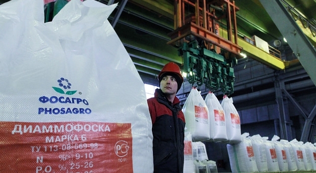 ФосАгро увеличило производство минеральных удобрений на 3,4% в I полугодии