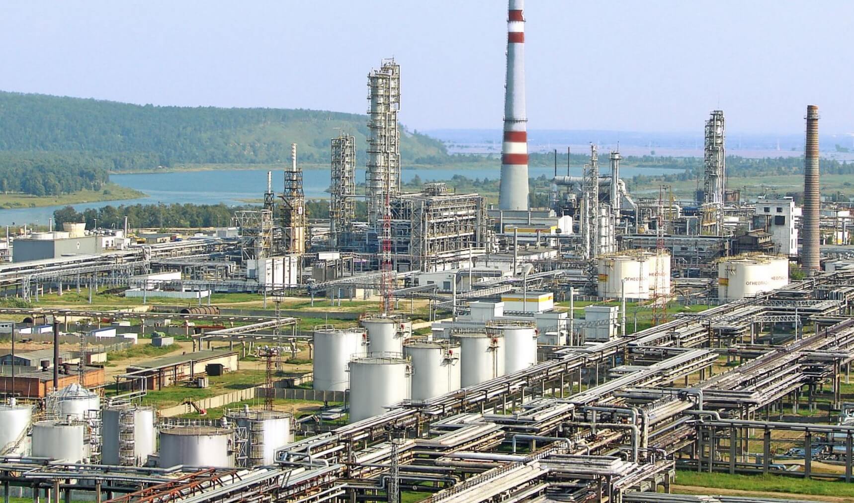 Пожар произошел на промплощадке Ангарской нефтехимической компании