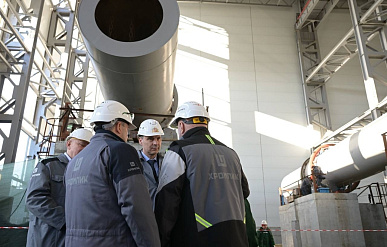 На "Хромпике" запустили новый цех хромового ангидрида
